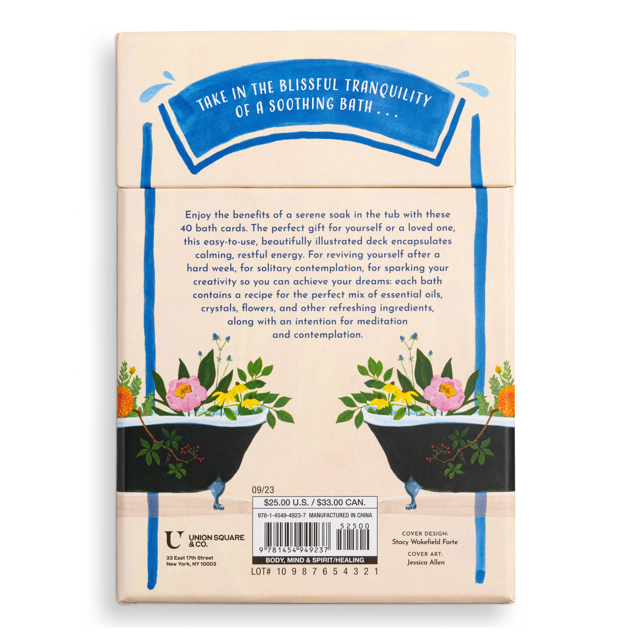 Blissful Baths: 40 Rituals For Self-Care Card Deck