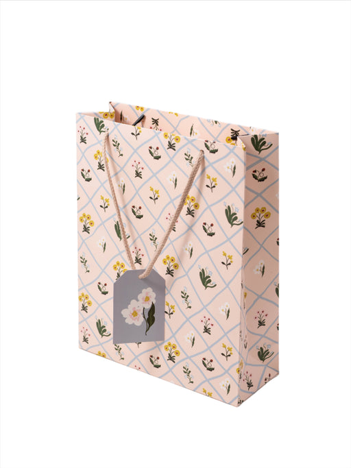 Trellis Medium Paper Gift Bag