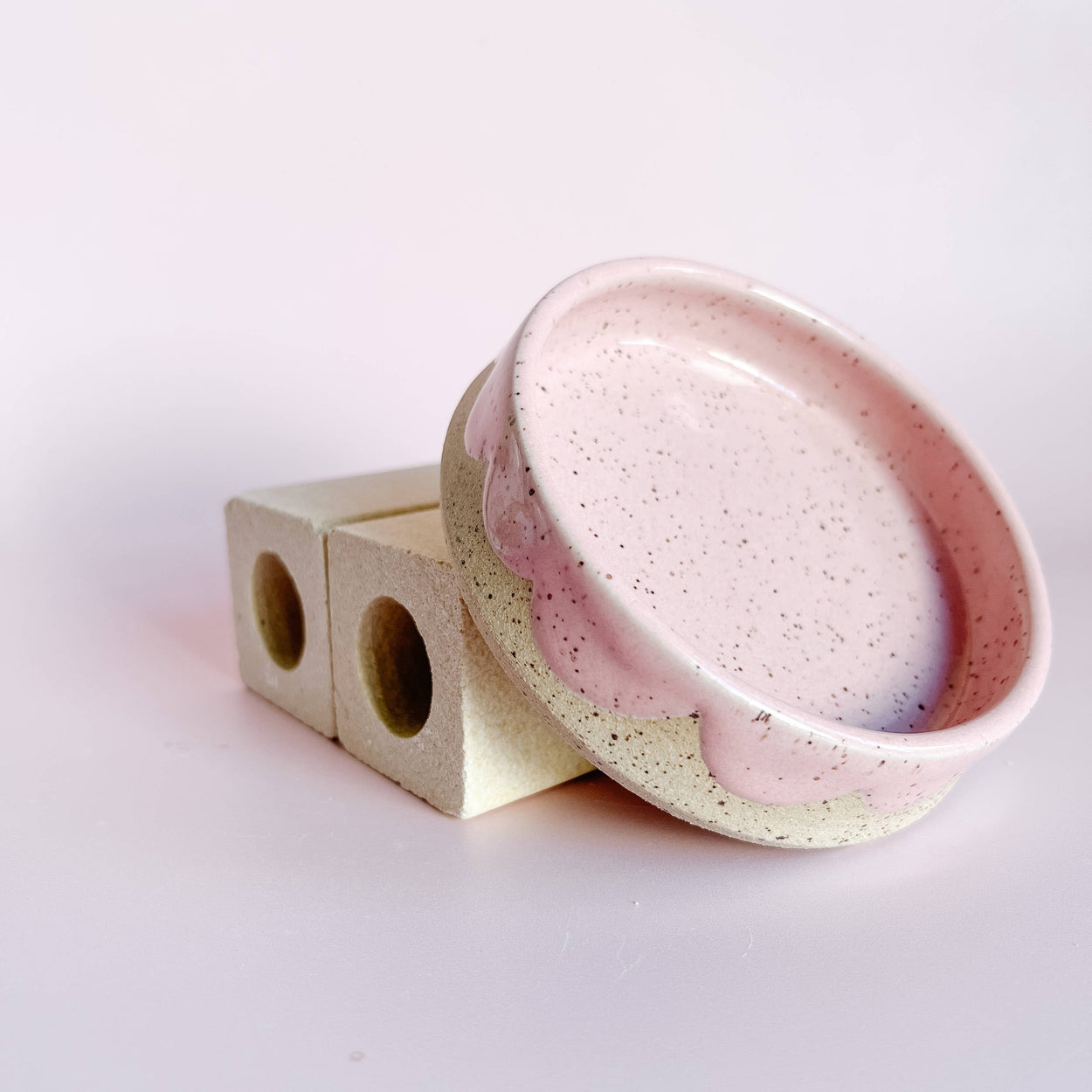 Small Scalloped Ceramic Dish