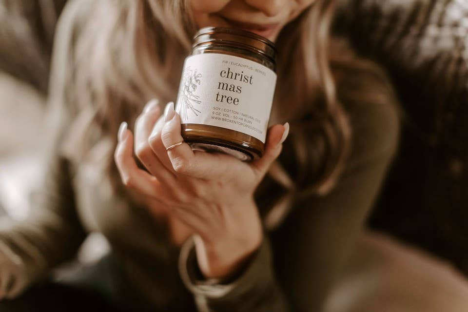 Christmas Tree Soy Candle