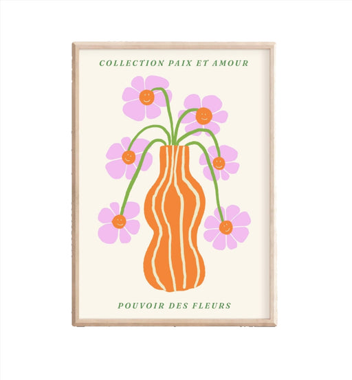 Abstract Flower Print