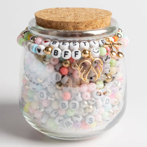 The Original Bead Jar BFF Bestie Friendship Bracelet Making Bead Kit