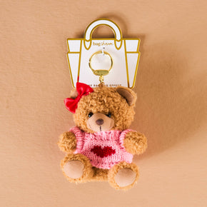 Teddy Bear Hugs Bag Charm