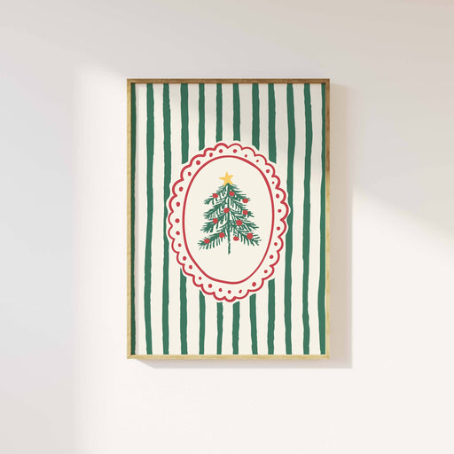 Frame Christmas Tree Print