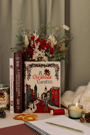 A Christmas Carol Large Book Vase