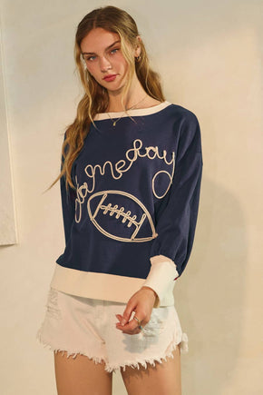 Gameday Embroidered Sweater
