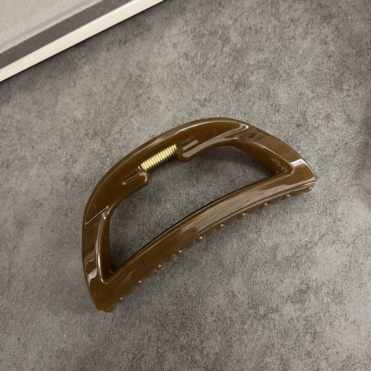 Coffee Bun Hair Claw