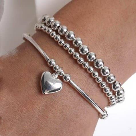 Silver Stretchable Bracelet