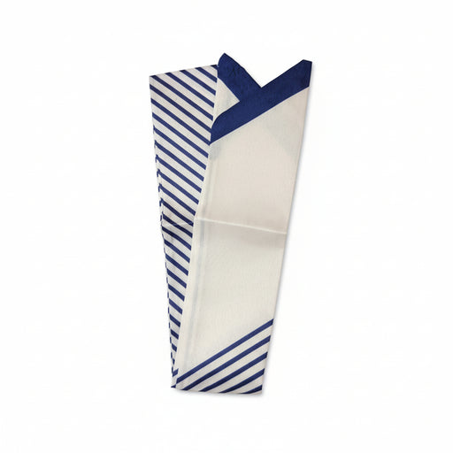 Purple & White Hair Scarf